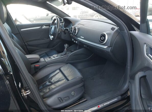 WAUB1GFF3G1038074 2016 AUDI S3 Black Вид салону спереду