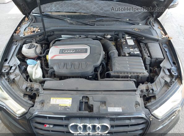 WAUB1GFF3G1038074 2016 AUDI S3 Black Вид ззаду