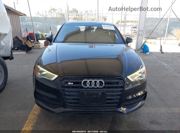 WAUB1GFF3G1038074 2016 AUDI S3 Black Вид задньої частини салону