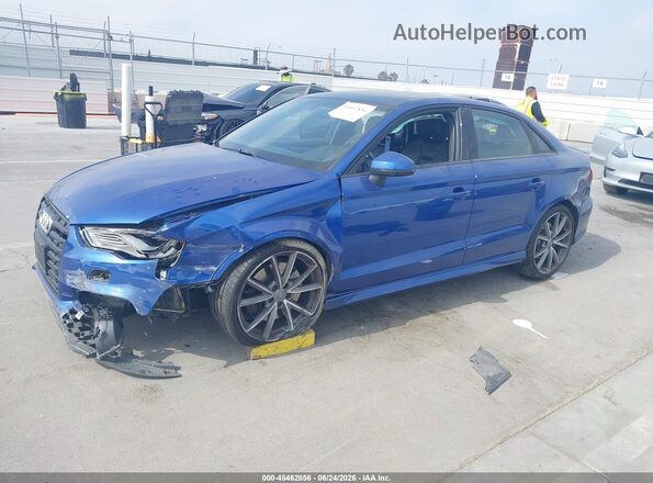 WAUB1GFF3G1069051 2016 AUDI S3 Blue Передня ліва чверть