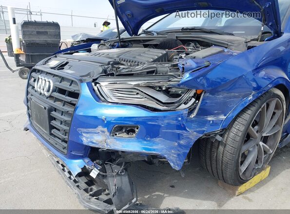 WAUB1GFF3G1069051 2016 AUDI S3 Blue Вид спереду