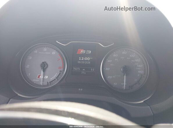 WAUB1GFF3G1069051 2016 AUDI S3 Blue Вид задніх сидінь