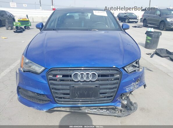 WAUB1GFF3G1069051 2016 AUDI S3 Blue Вид задньої частини салону