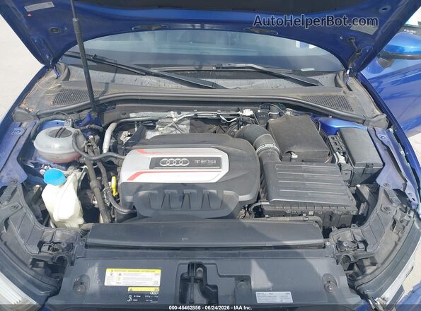WAUB1GFF3G1069051 2016 AUDI S3 Blue Вид ззаду