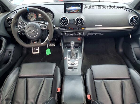 WAUB1GFF4G1050928 2016 AUDI S3 Blue Вид панелі приладів