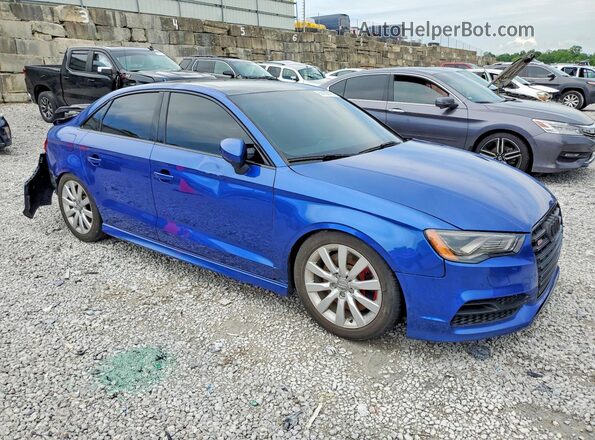 WAUB1GFF4G1050928 2016 AUDI S3 Blue Передня права чверть