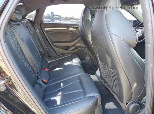 WAUB1GFF6G1087320 2016 AUDI S3 Black Vista de los asientos traseros