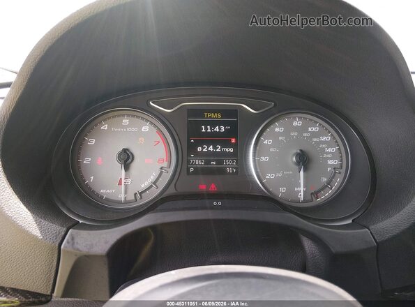 WAUB1GFF9LA004697 2020 AUDI S3 Black უკანა სავარძლების ხედი