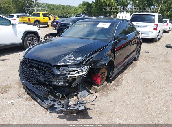 WAUB1GFF9LA004697 2020 AUDI S3 Black წინა მარცხენა ხედი სამი მეოთხედიდან