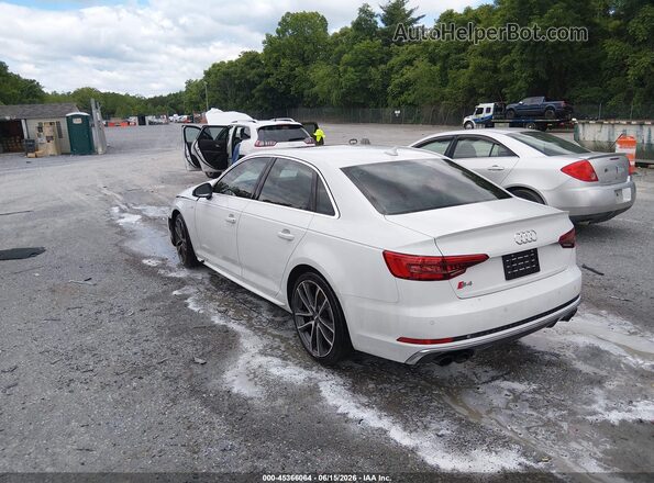 WAUB4AF40JA002868 2018 AUDI S4 White Rear left