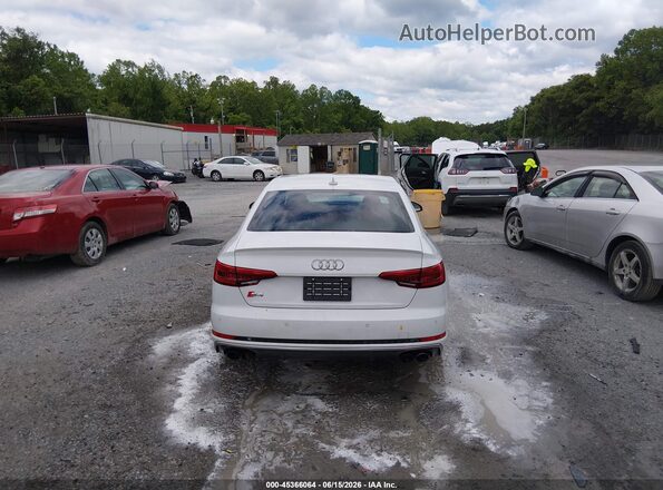 WAUB4AF40JA002868 2018 AUDI S4 White 