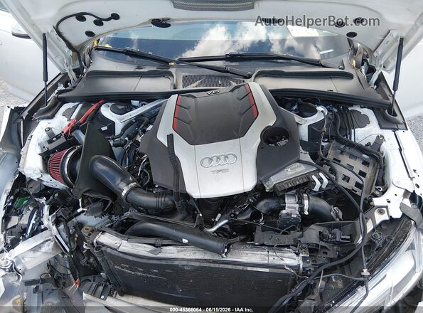 WAUB4AF40JA002868 2018 AUDI S4 White Rear view