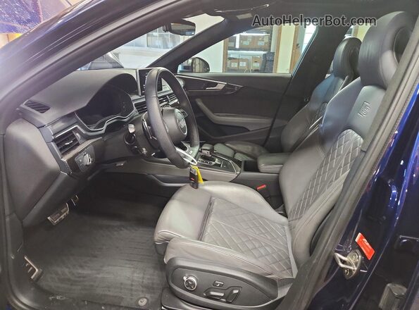 WAUB4AF42JA045494 2018 AUDI S4 Blue Սալոնի դիմացի տեսք