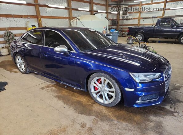 WAUB4AF42JA045494 2018 AUDI S4 Blue Առջևի աջ