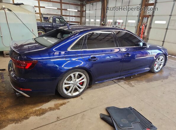 WAUB4AF42JA045494 2018 AUDI S4 Blue Հետևի աջ