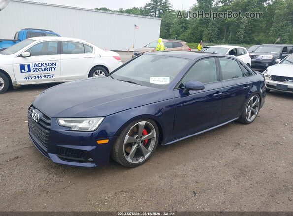 WAUB4AF43JA007949 2018 AUDI S4 Blue Przód lewy