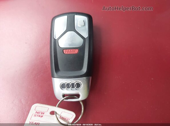 WAUB4AF43JA007949 2018 AUDI S4 Blue Widok deski rozdzielczej