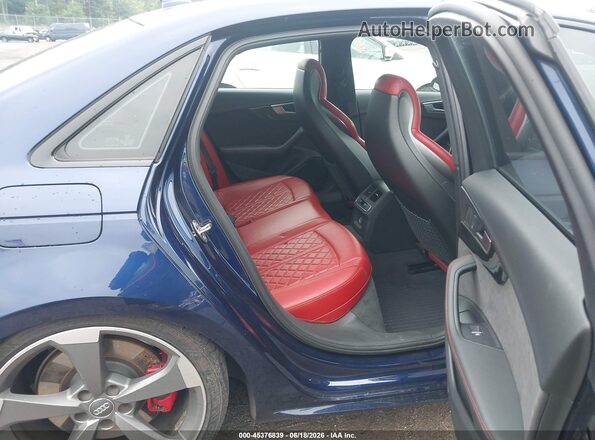 WAUB4AF43JA007949 2018 AUDI S4 Blue Widok naklejki z numerem VIN