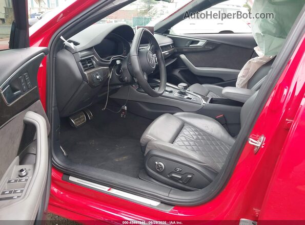 WAUB4AF43KA111472 2019 AUDI S4 Red Вид салону спереду