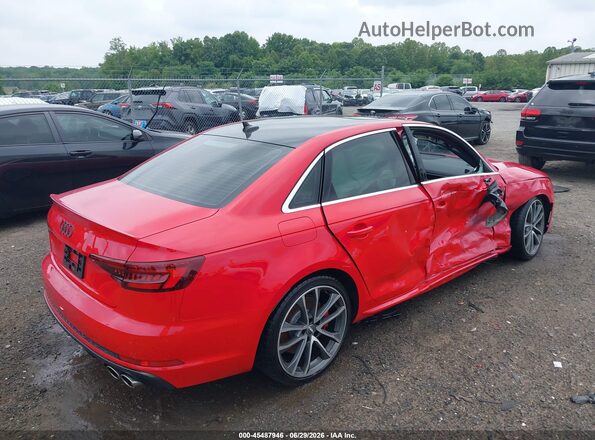 WAUB4AF43KA111472 2019 AUDI S4 Red Задня права чверть