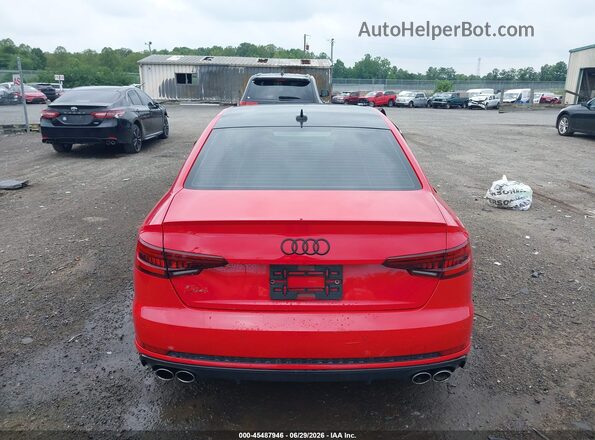 WAUB4AF43KA111472 2019 AUDI S4 Red 