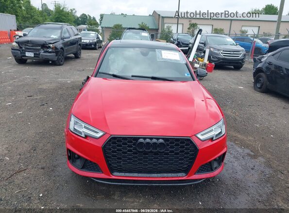 WAUB4AF43KA111472 2019 AUDI S4 Red Вид щитка приладів