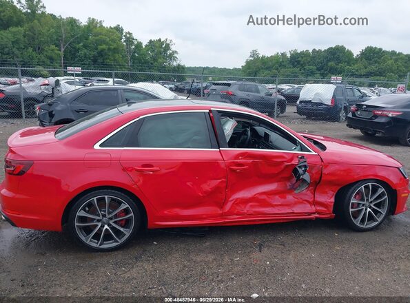 WAUB4AF43KA111472 2019 AUDI S4 Red Вид задньої частини салону