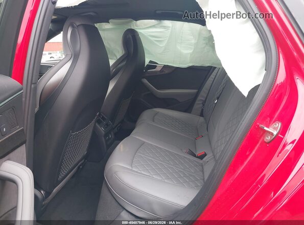 WAUB4AF43KA111472 2019 AUDI S4 Red Вид наклейки з VIN-кодом