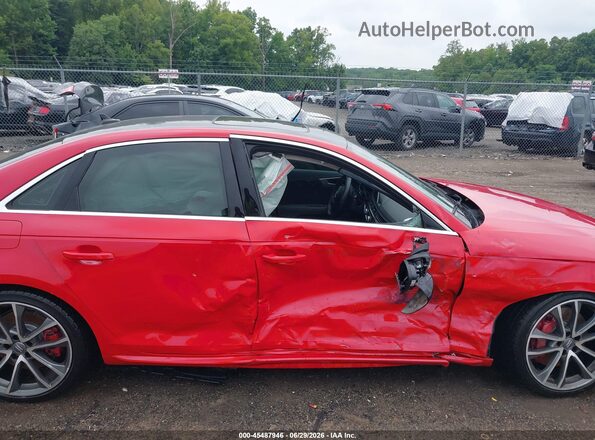 WAUB4AF43KA111472 2019 AUDI S4 Red Вид спереду
