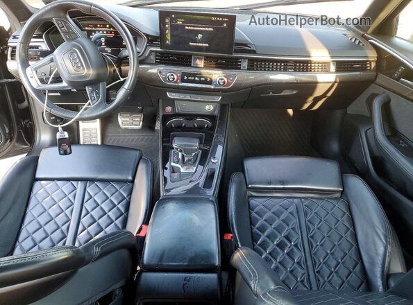 WAUB4AF43MA014114 2021 AUDI S4 Black Widok deski rozdzielczej