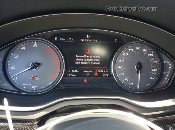 WAUB4AF44JA078321 2018 AUDI S4 Серый 