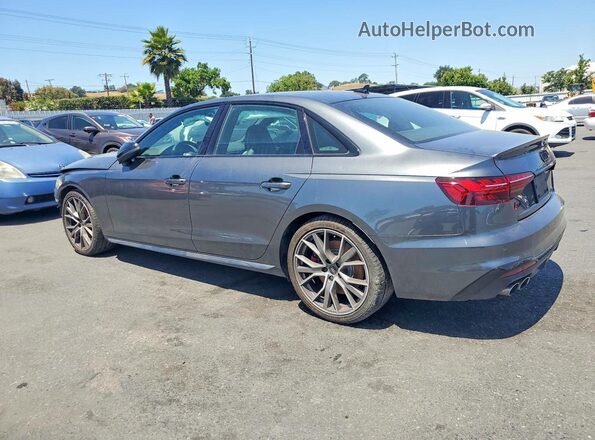 WAUB4AF44MA086486 2021 AUDI S4 Gray Հետևի ձախ