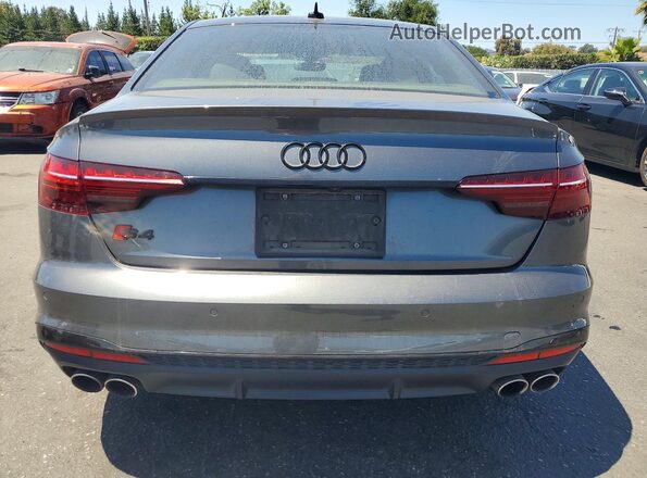 WAUB4AF44MA086486 2021 AUDI S4 Gray Հետևի տեսք