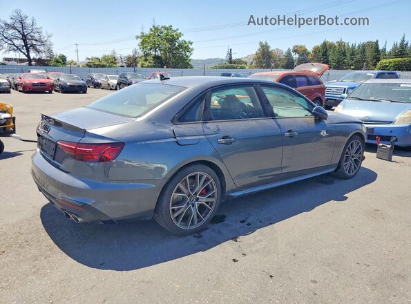 WAUB4AF44MA086486 2021 AUDI S4 Gray Հետևի աջ