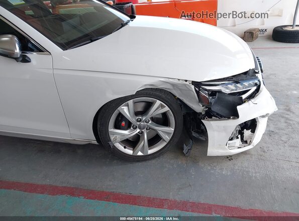 WAUB4AF45LA052068 2020 AUDI S4 White წინა ხედი