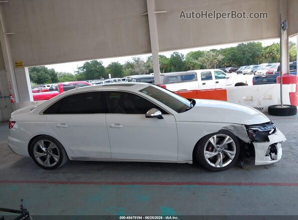 WAUB4AF45LA052068 2020 AUDI S4 White უკანა სალონის ხედი