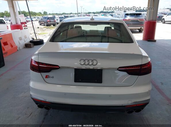 WAUB4AF45LA052068 2020 AUDI S4 White 