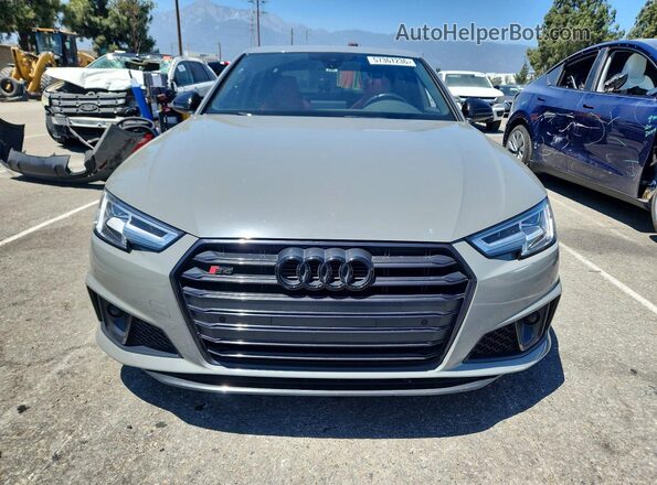 WAUB4AF48KA111368 2019 AUDI S4 Gray წინა ხედი