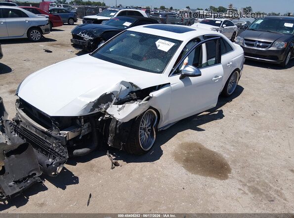 WAUB4AF49LA022409 2020 AUDI S4 White Front left