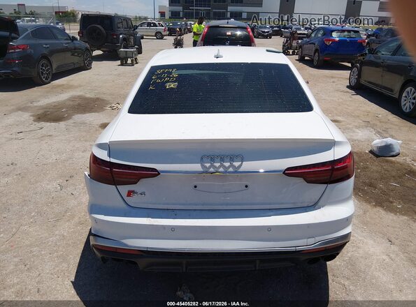 WAUB4AF49LA022409 2020 AUDI S4 White 