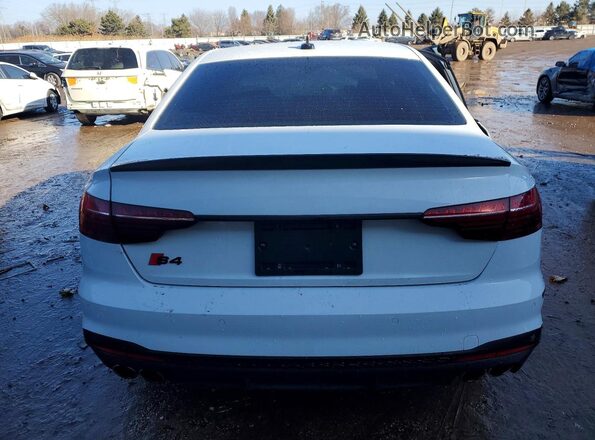 WAUB4AF4XNA044776 2022 AUDI S4 White Widok z tyłu