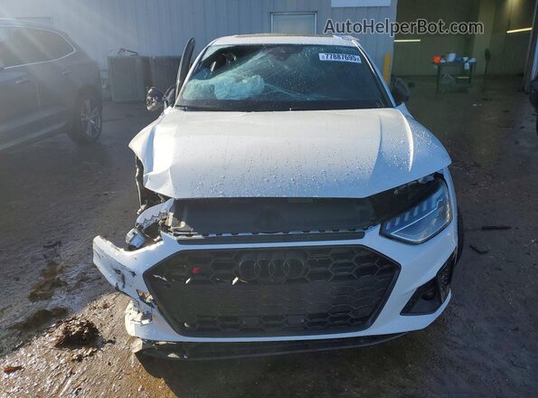 WAUB4AF4XNA044776 2022 AUDI S4 White Widok z przodu
