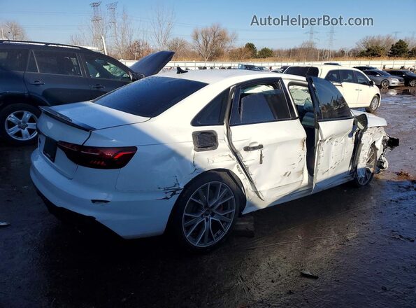WAUB4AF4XNA044776 2022 AUDI S4 White Tył prawy