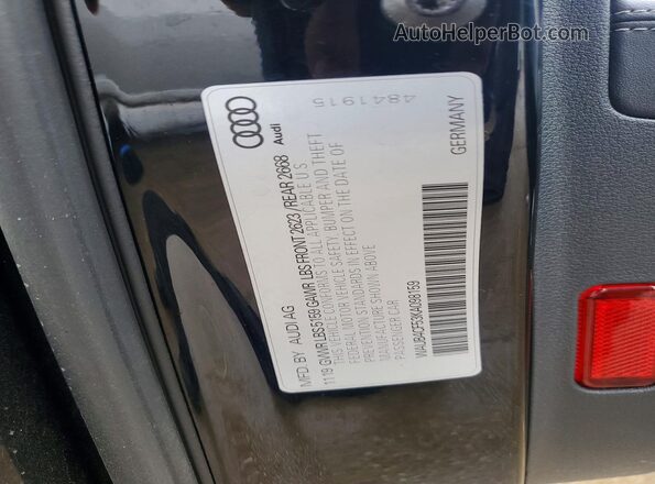 WAUB4CF53KA098159 2019 AUDI S5 Черный Вид подкапотного пространства