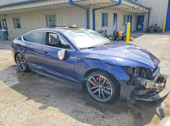 WAUB4CF54JA034470 2018 AUDI S5 Blue წინა მარჯვენა