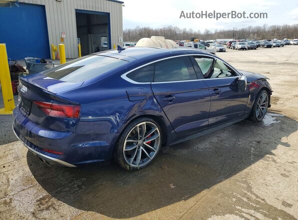 WAUB4CF54JA034470 2018 AUDI S5 Blue უკანა მარჯვენა