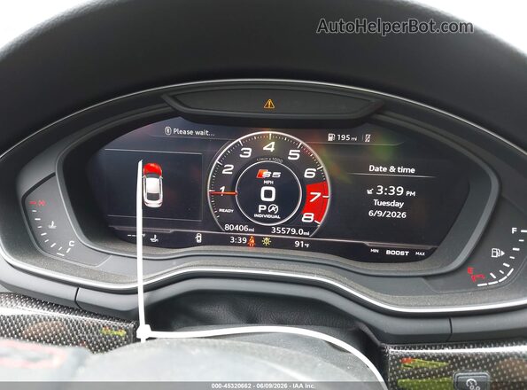 WAUB4CF54KA064599 2019 AUDI S5 Black Vista de los asientos traseros