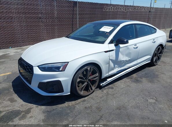 WAUB4CF54PA068966 2023 AUDI S5 Белый Передняя левая четверть