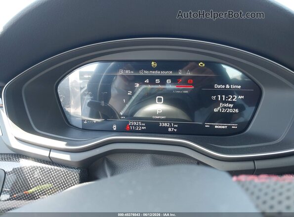 WAUB4CF54PA068966 2023 AUDI S5 Белый Вид задних сидений