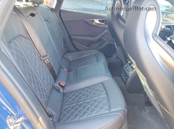 WAUB4CF54SA012485 2025 AUDI S5 Blue Вид задніх сидінь
